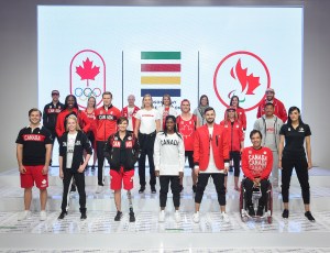 Hudson's Bay Company, the Canadian Olympic Committee, and the Canadian Paralympic Committee launch the Team Canada Collection for Rio 2016. (Photo by George Pimentel Photography)